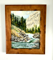 Nature Paintings and Wood Burnings