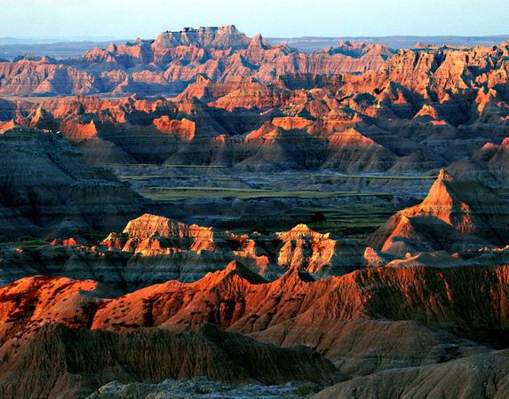 Badlands at Sunrise